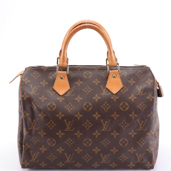 Louis Vuitton Speedy 30 in Monogram Canvas and Vachetta Leather - Picture 4 of 17